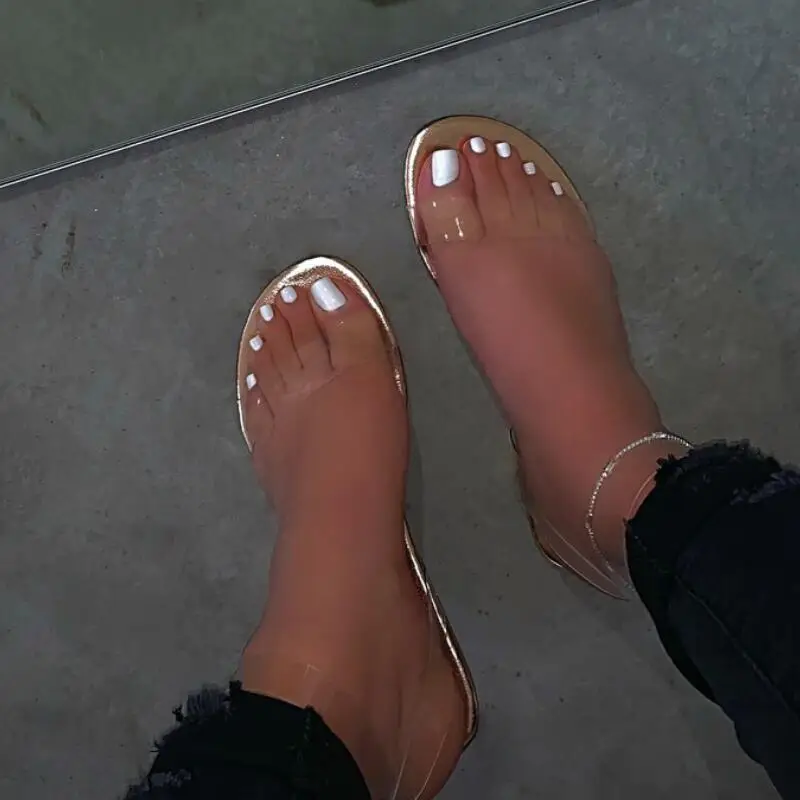 Dropshipping Women Shoes Transparent Cover Flat Female Beach Sandals Waterproof Light Weight Comfort Zandalias De Verano Mujer
Dropshipping Women Shoes Transparent Cover Flat Female Beach Sandals Waterproof Light Weight Comfort Zandalias De Verano Mujer