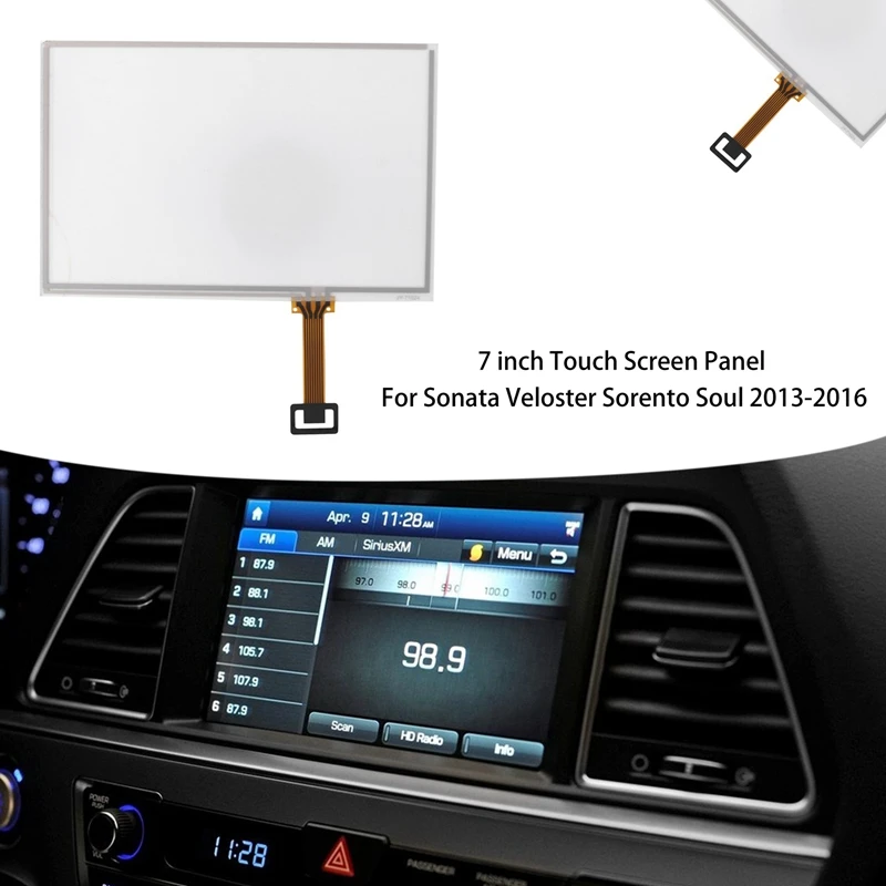 7 Inch Press Screen Panel Glass Digitizer for Hyundai Sonata Veloster Kia Sorento Soul 2013-2016 Radio Navigation 7inch
7 Inch Press Screen Panel Glass Digitizer for Hyundai Sonata Veloster Kia Sorento Soul 2013-2016 Radio Navigation 7inch