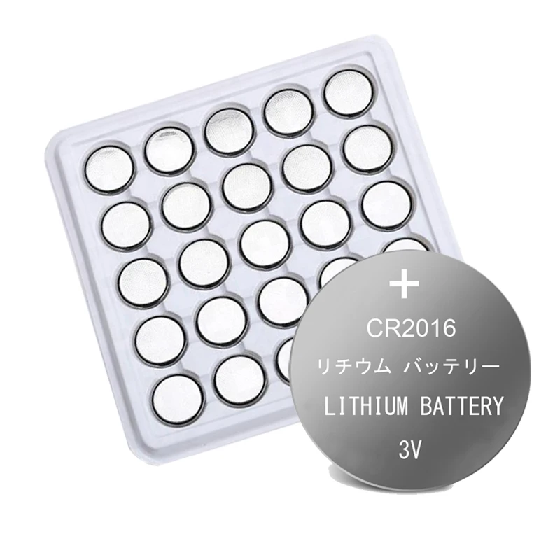 25pcs 3V Lithium Battery BR2016 Li-ion cr2016 Button Coin Cell Batteries cr 2016 DL2016 ECR2016 for Watch toys car keys
25pcs 3V Lithium Battery BR2016 Li-ion cr2016 Button Coin Cell Batteries cr 2016 DL2016 ECR2016 for Watch toys car keys