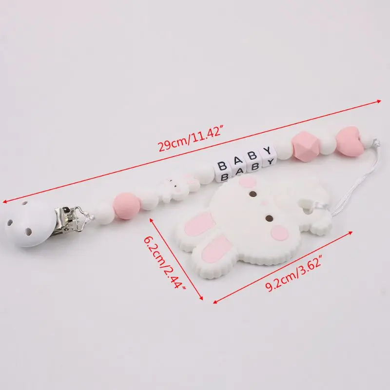 Baby Pacifier Clip Chain Cartoon Teether Wooden Beads Dummy Clip Soother Chew Leash Nipple Holder Teether
Baby Pacifier Clip Chain Cartoon Teether Wooden Beads Dummy Clip Soother Chew Leash Nipple Holder Teether