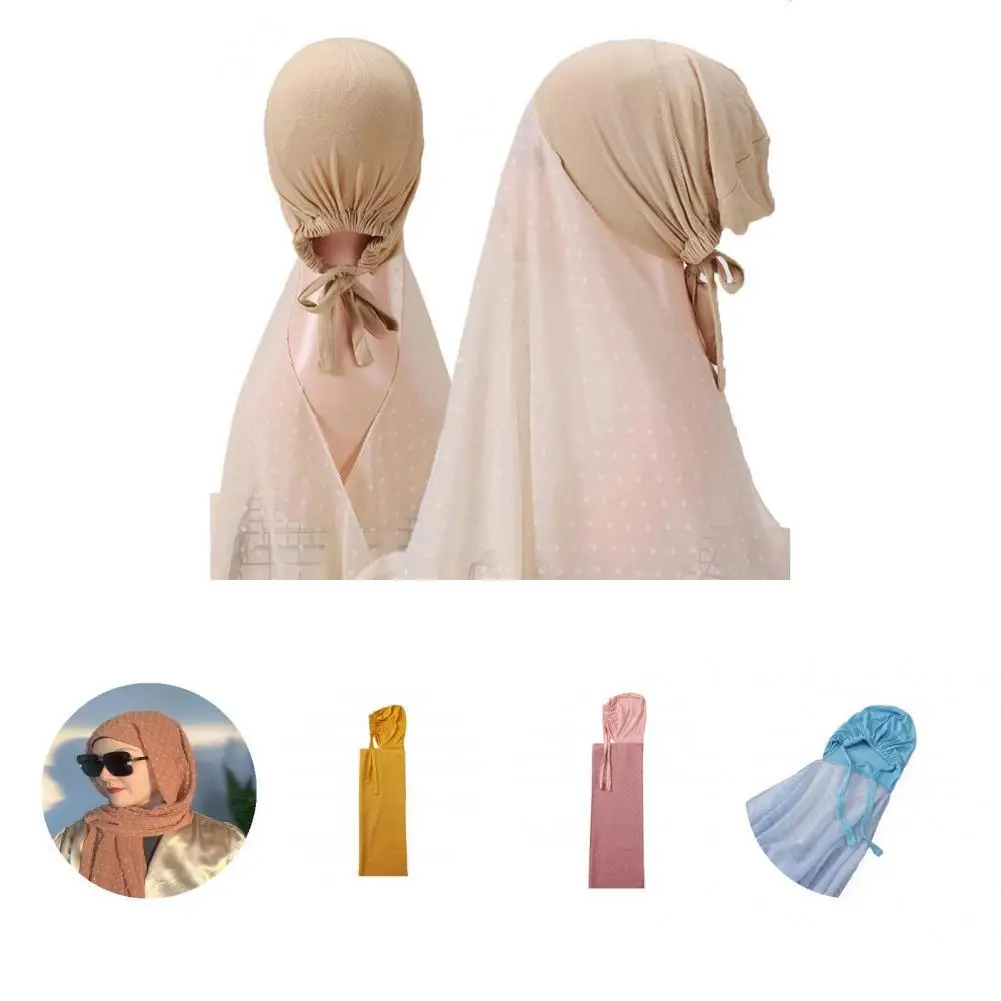 Useful Anti-break Breathable Under Scarf Caps Bandage for Lady Chiffon Hijab Jersey Chiffon Head Wraps 
Useful Anti-break Breathable Under Scarf Caps Bandage for Lady Chiffon Hijab Jersey Chiffon Head Wraps