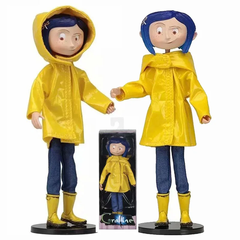Фигурка героя из мультфильма NECA Коралине с желтым плащом, кукла, подарок на день рождения, украшение
Фигурка героя из мультфильма NECA Коралине с желтым плащом, кукла, подарок на день рождения, украшение