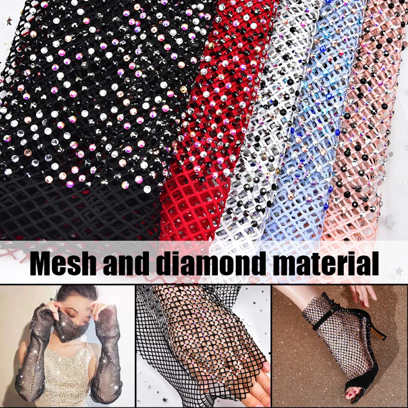 24X40CM Color Hot Drilling Mesh Gauze Cloth Hot Stamping Translucent Party Dress Fabric Wedding Apparel Fabric
24X40CM Color Hot Drilling Mesh Gauze Cloth Hot Stamping Translucent Party Dress Fabric Wedding Apparel Fabric