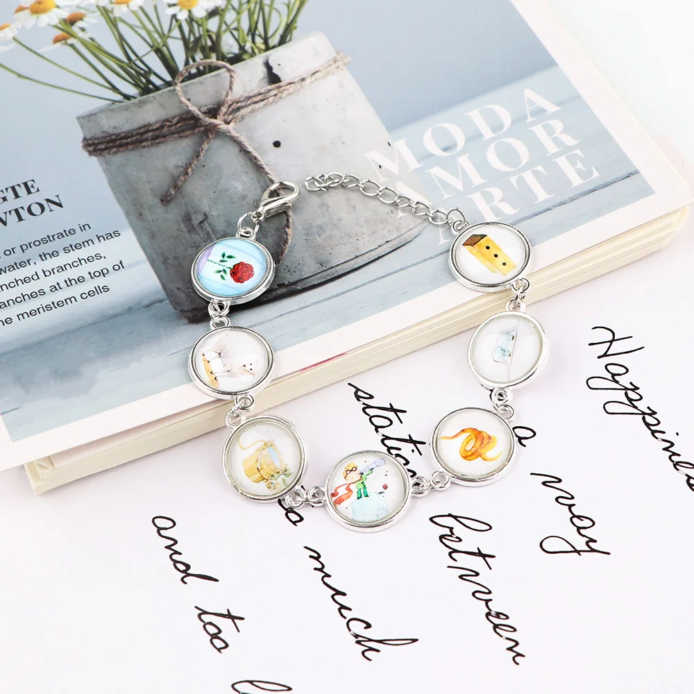 DZ1751 Prince and fox Cute Bracelet Men Women Fashion Glass Cabochon Dome Convex Starry Night Jewelry Sunflower Fashion Gift
DZ1751 Prince and fox Cute Bracelet Men Women Fashion Glass Cabochon Dome Convex Starry Night Jewelry Sunflower Fashion Gift