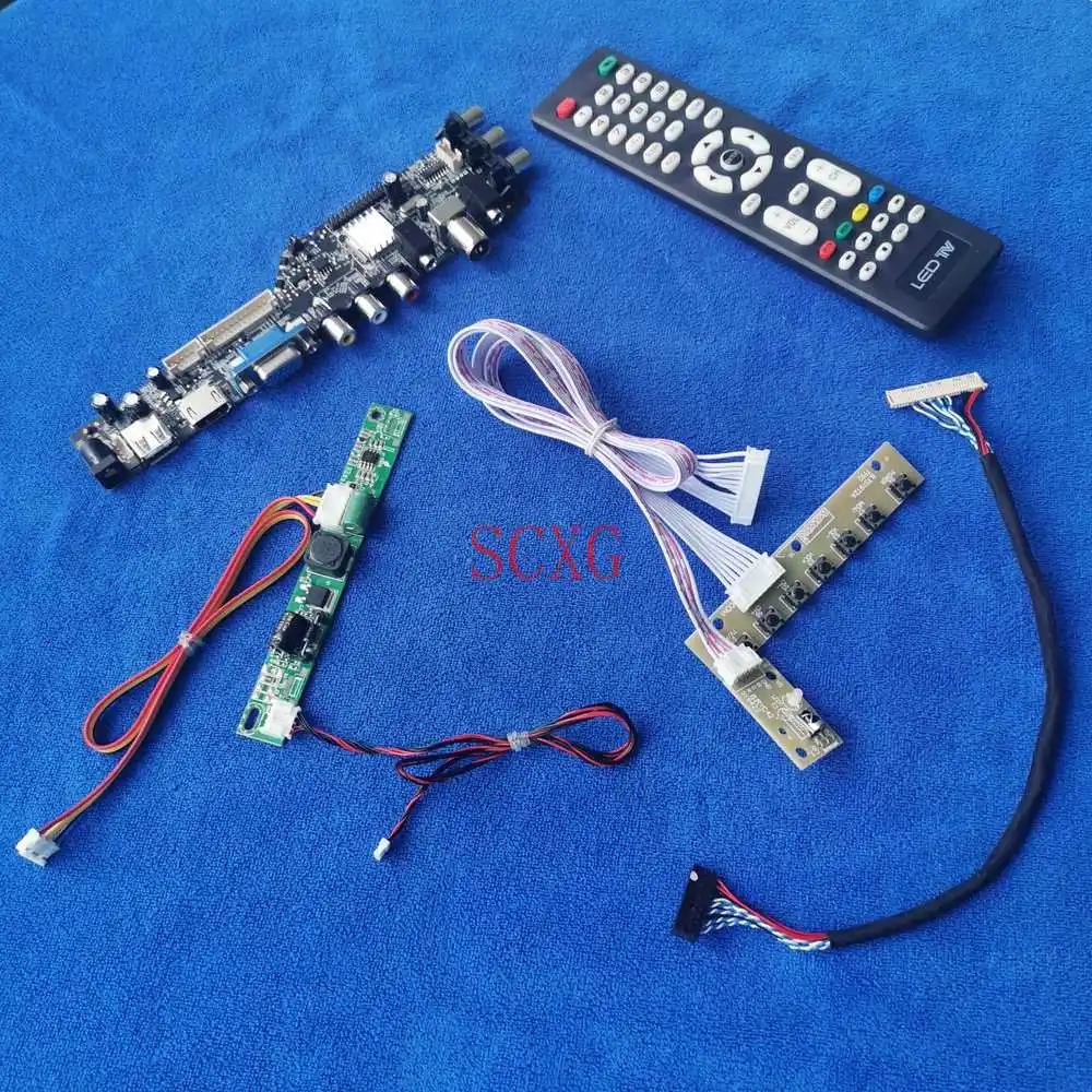 1920*1080 30 Pin LVDS DIY Kit LCD LED HDMI-compatible AV VGA USB Matrix drive board Signal Digital Fit M250HTN01.1/M250HTN01.5
1920*1080 30 Pin LVDS DIY Kit LCD LED HDMI-compatible AV VGA USB Matrix drive board Signal Digital Fit M250HTN01.1/M250HTN01.5