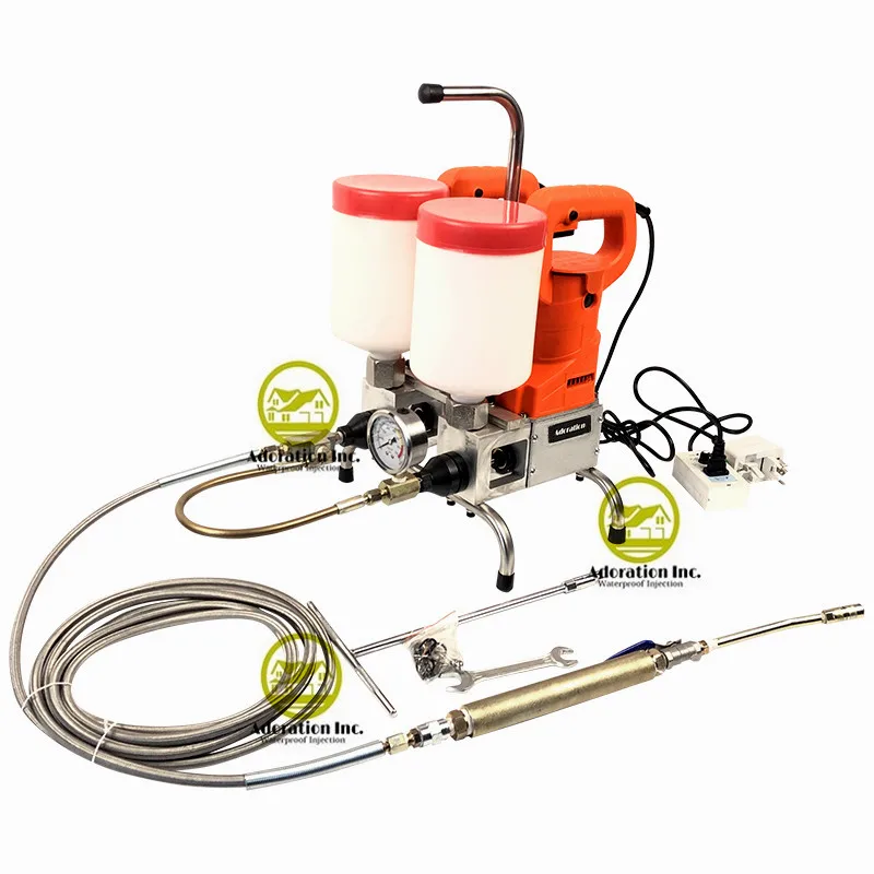 2021 SLAB LIFT Dual Element! Water Stop Premium Epoxy Injection Pump Polyurethane Foam Crack Repair Concrete 
2021 SLAB LIFT Dual Element! Water Stop Premium Epoxy Injection Pump Polyurethane Foam Crack Repair Concrete