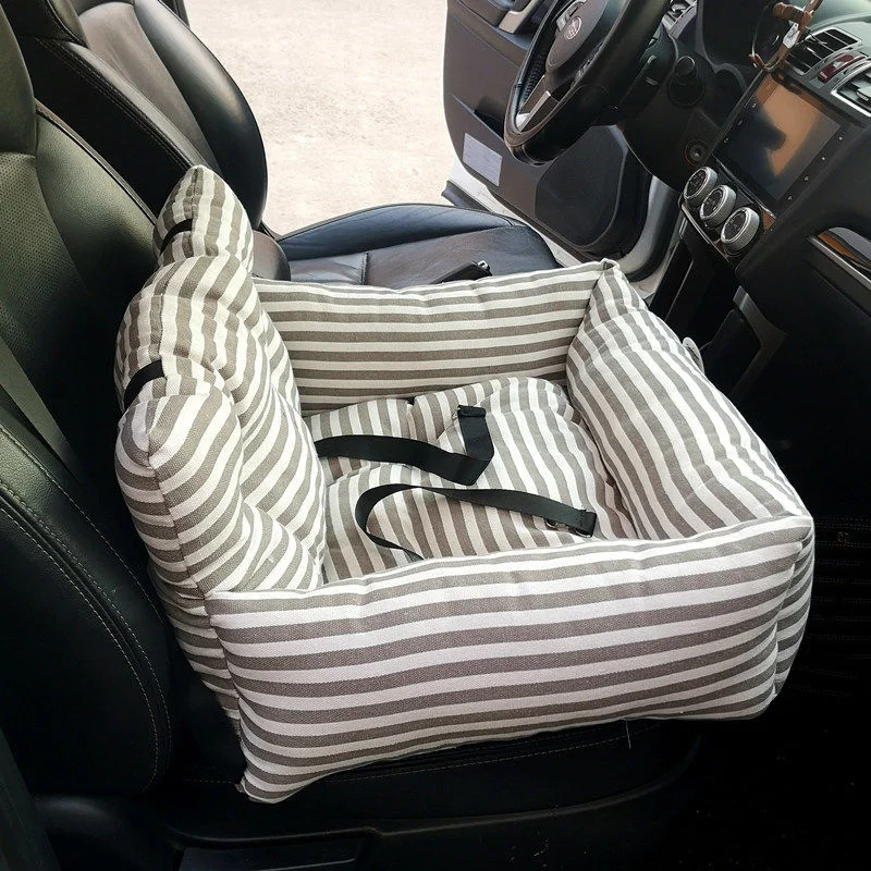 Автомобильная переноска для домашних питомцев коврик в машину с ремнем