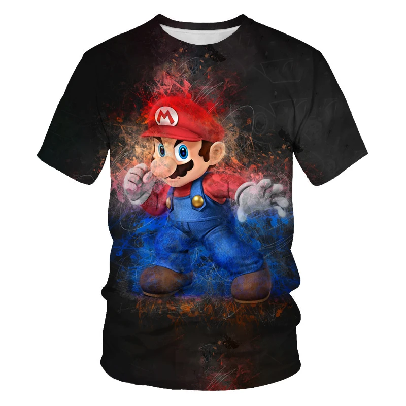 2012 Summer New Anime Super Mario T-shirt Unisex Short Sleeve 3D Printed Shirt Fashion Children's Top
2012 Summer New Anime Super Mario T-shirt Unisex Short Sleeve 3D Printed Shirt Fashion Children's Top