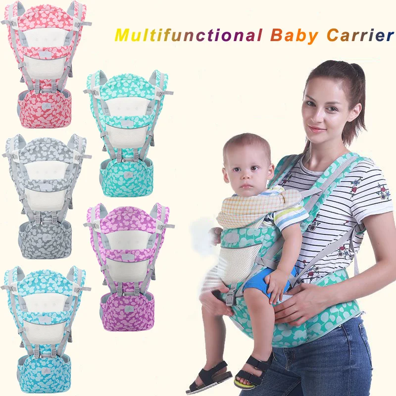 

Ergonomics Kangaroo Carrier Baby Carrier Hipseat Breathable Portable Baby Backpack Carring Children Wrap Infant Sling baby gear