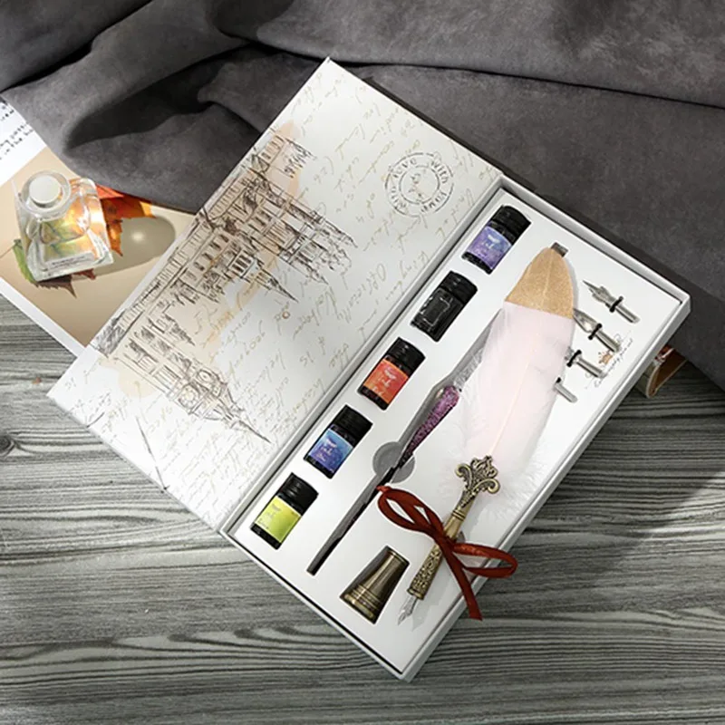 Glass Pen Ink Star Dipped Fountain Pen Crystal Fountain Pen Feather Set Student Manual Gradient Color Ink Pen
Glass Pen Ink Star Dipped Fountain Pen Crystal Fountain Pen Feather Set Student Manual Gradient Color Ink Pen