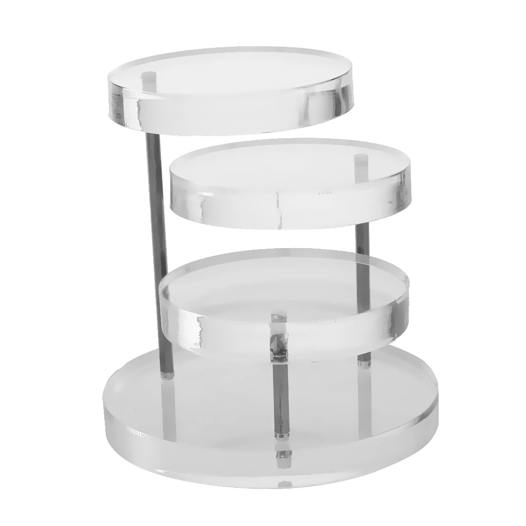 3 Tiers Jewelry Display Rack Bracelet Ring Stand Organizer Acrylic Holder Decoration for Home Counter | Украшения и аксессуары