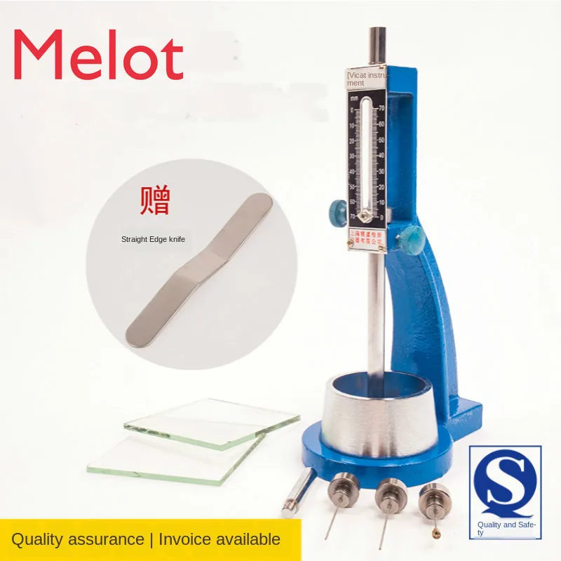 New Standard of Cement Consistency Setting Time Tester Vicat Instrument Tester Send Straight Edge Knife Initial Setting Needle
New Standard of Cement Consistency Setting Time Tester Vicat Instrument Tester Send Straight Edge Knife Initial Setting Needle