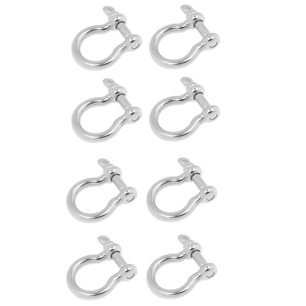 8x Bow Shackle fr Boat Marine Chain Rigging Screw Pin Anchor Stainless Steel
8x Bow Shackle fr Boat Marine Chain Rigging Screw Pin Anchor Stainless Steel