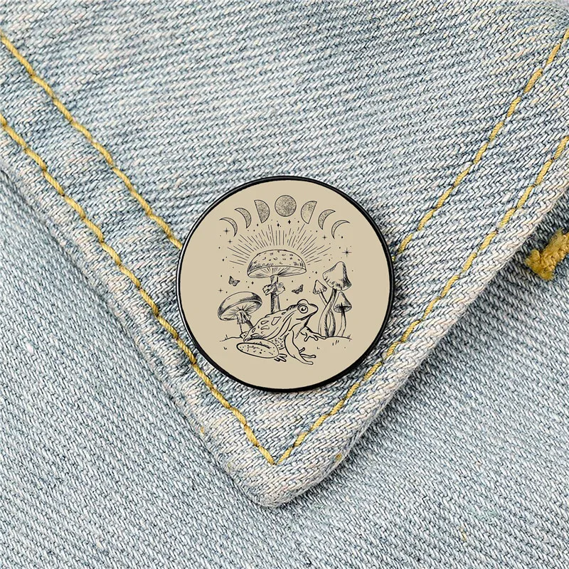 Frog Under Mushroom Pin Custom Funny Brooches Shirt Lapel Bag Cute Badge Cartoon Cute Jewelry Gift for Lover Girl Friends
Frog Under Mushroom Pin Custom Funny Brooches Shirt Lapel Bag Cute Badge Cartoon Cute Jewelry Gift for Lover Girl Friends
