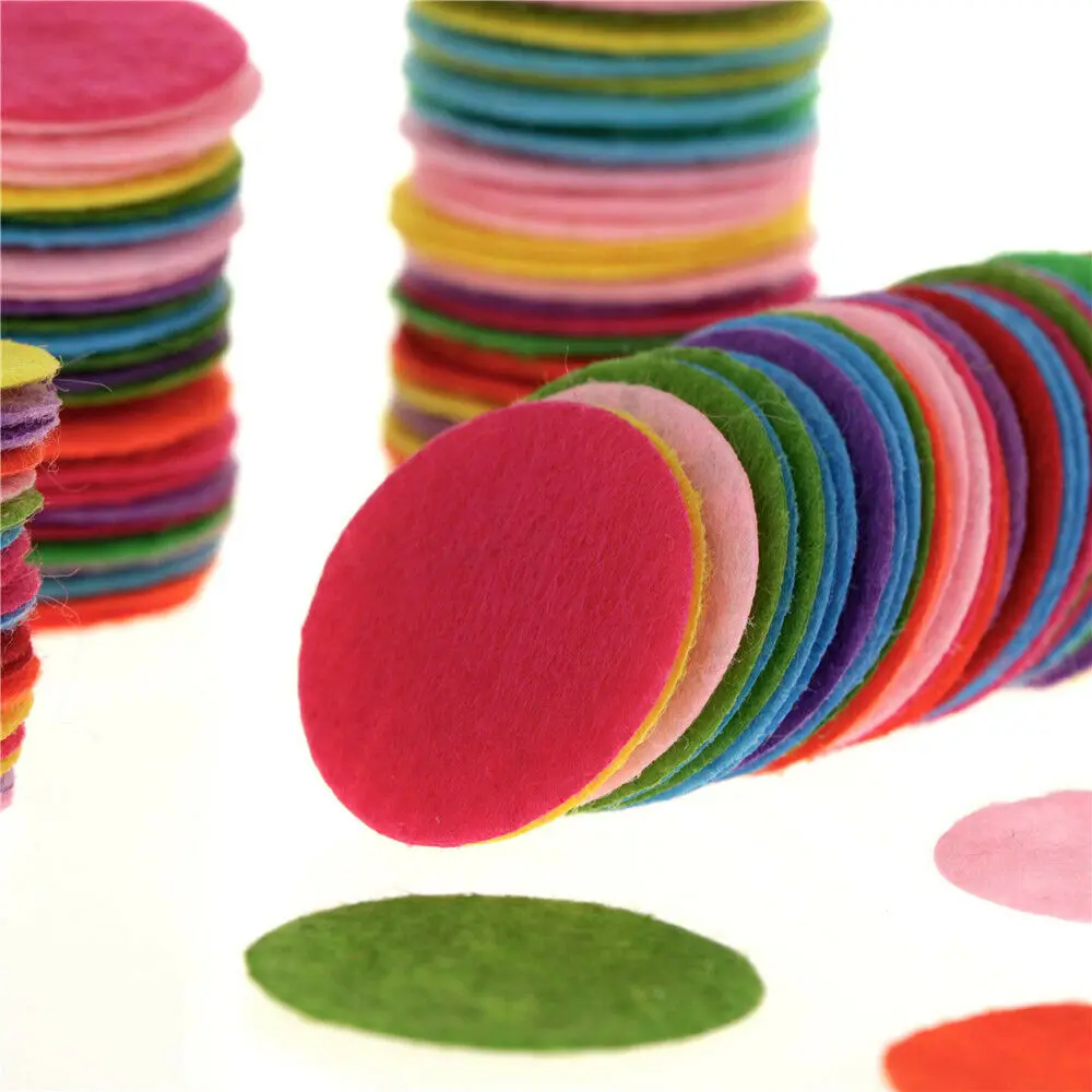 Оптовая продажа, круглые фетровые патчи из нетканого материала, цветочные аксессуары, 3 см, 100 шт.
Оптовая продажа, круглые фетровые патчи из нетканого материала, цветочные аксессуары, 3 см, 100 шт.