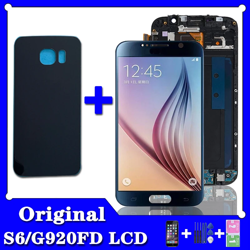 Super AMOLED 5,1 ''оригинальный S6 LCD для SAMSUNG GALAXY S6 G920 SM-G920F G920F G920FD с рамкой сенсорный дигитайзер в сборе
Super AMOLED 5,1 ''оригинальный S6 LCD для SAMSUNG GALAXY S6 G920 SM-G920F G920F G920FD с рамкой сенсорный дигитайзер в сборе