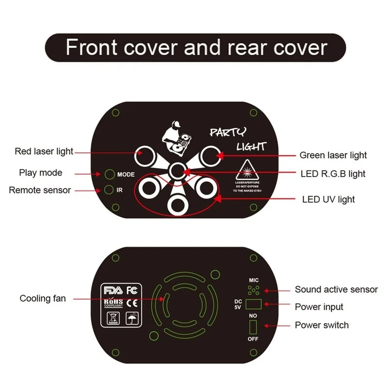 8 Holes 129 Pattern USB Rechargeable Led Laser Sky Projector DJ Atmosphere Light RGB UV Remote Control Light Fixture For Bedroom
8 Holes 129 Pattern USB Rechargeable Led Laser Sky Projector DJ Atmosphere Light RGB UV Remote Control Light Fixture For Bedroom