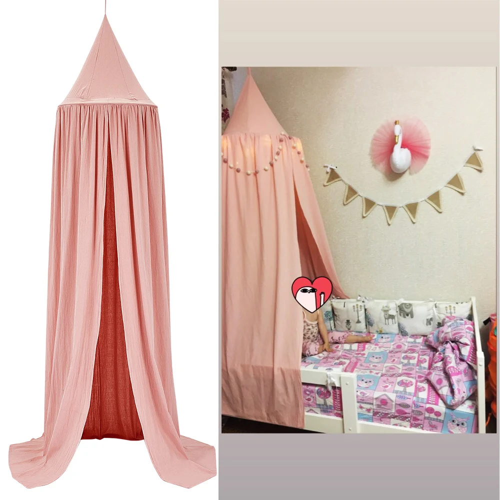 Baby Bed Curtain Children Room Decoration Crib Netting Tent Washed Cotton Cloth Hung Dome Baby Mosquito Net Photog 
Baby Bed Curtain Children Room Decoration Crib Netting Tent Washed Cotton Cloth Hung Dome Baby Mosquito Net Photog
