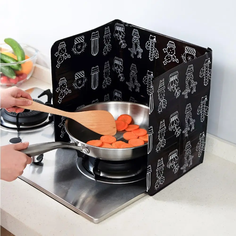 Складная защита от брызг для жарки складная масла кухни защитные панели газовая
