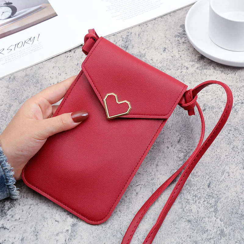 Women New Mobile Phone Messenger Bag Female Fashion Transparent Touch Screen Student Coin Purse Small Shoulder Diagonal Bag
Women New Mobile Phone Messenger Bag Female Fashion Transparent Touch Screen Student Coin Purse Small Shoulder Diagonal Bag