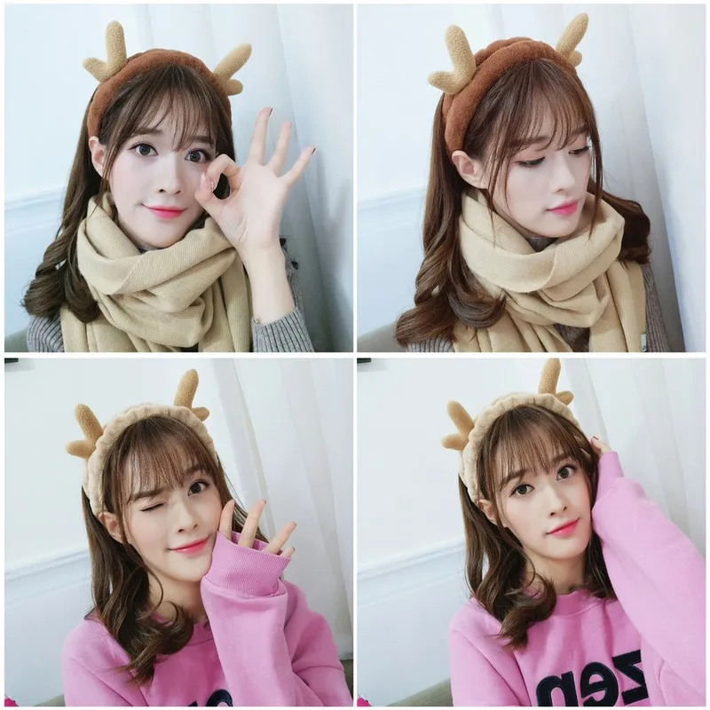 Cute Plush Antler Hair Band Wide Side Korean Headdress Sweet Female Wash Hair Band Female Personality Headband Hair Accessories
Cute Plush Antler Hair Band Wide Side Korean Headdress Sweet Female Wash Hair Band Female Personality Headband Hair Accessories