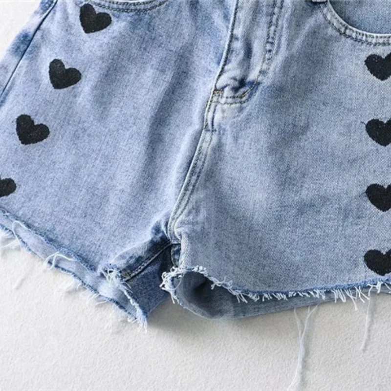 Love Embroidery Trousers Design Personality Raw Hem Jeans Summer New Women's Shorts Casual Straight-Leg Pants
Love Embroidery Trousers Design Personality Raw Hem Jeans Summer New Women's Shorts Casual Straight-Leg Pants