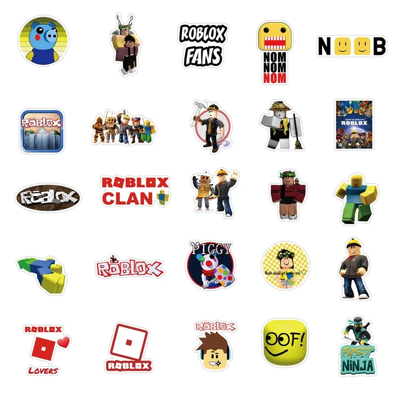 100Pcs Game Roblox Graffiti Waterproof Skateboard Travel Suitcase Phone Laptop Luggage Stickers Cute Kids Girl Toys
100Pcs Game Roblox Graffiti Waterproof Skateboard Travel Suitcase Phone Laptop Luggage Stickers Cute Kids Girl Toys
