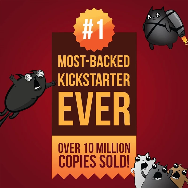 Exploding Kittens-A Russian Roulette Card Game,Easy Family-Friendly Party Games-Card Games For Adults,Teens & Kids - 2-5 Players
Exploding Kittens-A Russian Roulette Card Game,Easy Family-Friendly Party Games-Card Games For Adults,Teens & Kids - 2-5 Players