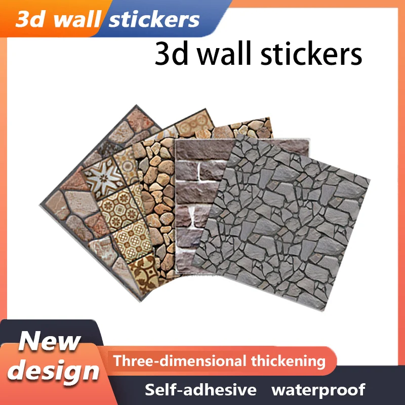 3D Wall Stickers Waterproof Self-Adhesive DIY Wallpaper Self-Adhesive Panel Living Room Kitchen Bathroom Home Wall Decoration
3D Wall Stickers Waterproof Self-Adhesive DIY Wallpaper Self-Adhesive Panel Living Room Kitchen Bathroom Home Wall Decoration