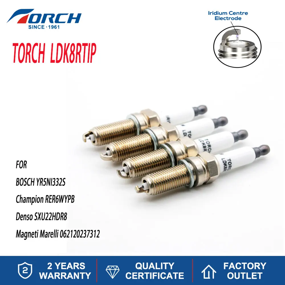 Automobile Motorcycle Ignition Iridium Platinum TORCH Spark Plug LDK8RTIP for Denso SXU22HDR8 Champion RER6WYPB for YR5NI332S
Automobile Motorcycle Ignition Iridium Platinum TORCH Spark Plug LDK8RTIP for Denso SXU22HDR8 Champion RER6WYPB for YR5NI332S