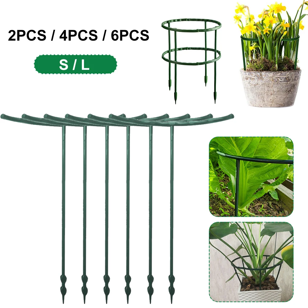 6pc Plastic Plant Support Pile Stand For Flowers Semicircle Greenhouses Arrangement Fixing Rod Holder Orchard Garden Bonsai Tool
6pc Plastic Plant Support Pile Stand For Flowers Semicircle Greenhouses Arrangement Fixing Rod Holder Orchard Garden Bonsai Tool