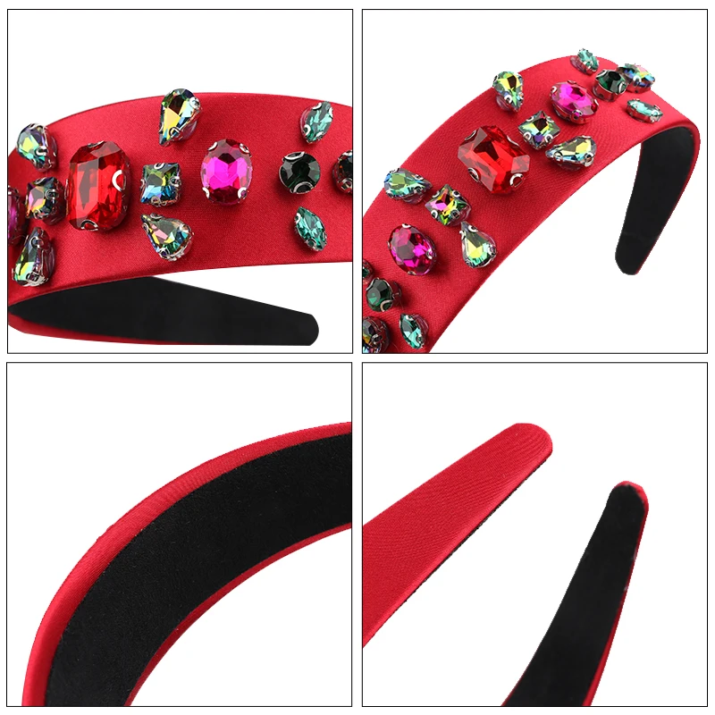 Baroque Diamond Rhinestone Headband for Women Luxury Party Women Hairband Solid Color Hair Accessories Fashion Hair Band
Baroque Diamond Rhinestone Headband for Women Luxury Party Women Hairband Solid Color Hair Accessories Fashion Hair Band