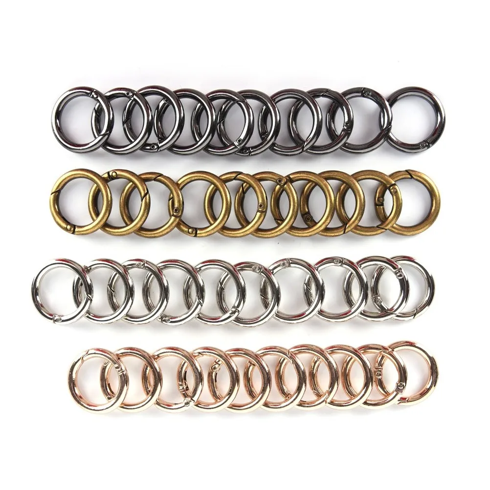 10pcs Metal O Ring Openable Clap For Bags Handbag DIY Snap Clasp Claps Trigger For Handbags Straps For Bag Parts Accessories
10pcs Metal O Ring Openable Clap For Bags Handbag DIY Snap Clasp Claps Trigger For Handbags Straps For Bag Parts Accessories