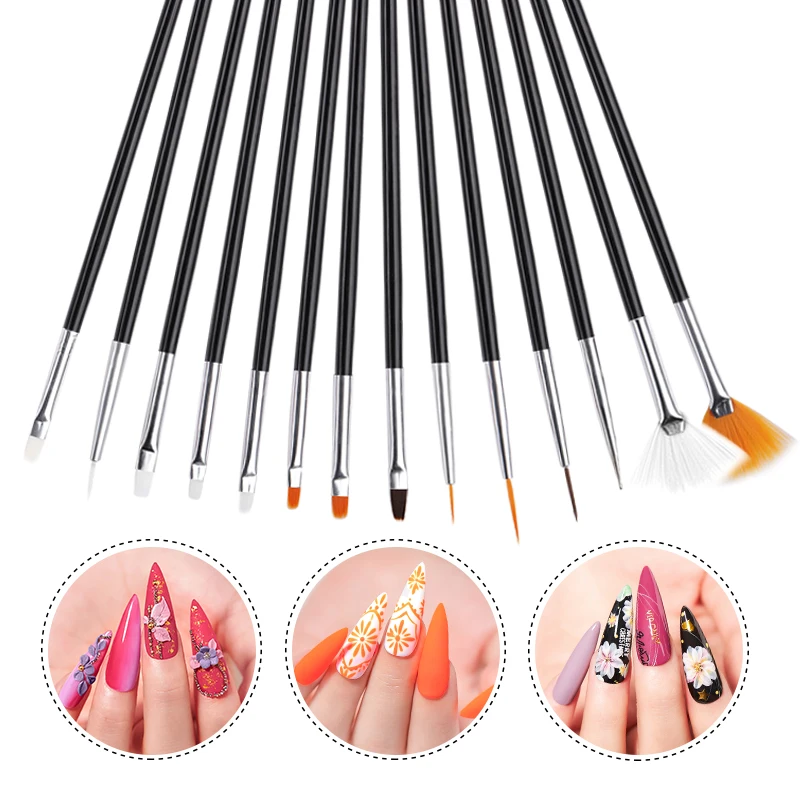 Nail Brush For Manicure Gel Brush For Nail Art 15Pcs/Set Nail Brush Acrylic Liquid Powder Carving Gel Brush
Nail Brush For Manicure Gel Brush For Nail Art 15Pcs/Set Nail Brush Acrylic Liquid Powder Carving Gel Brush