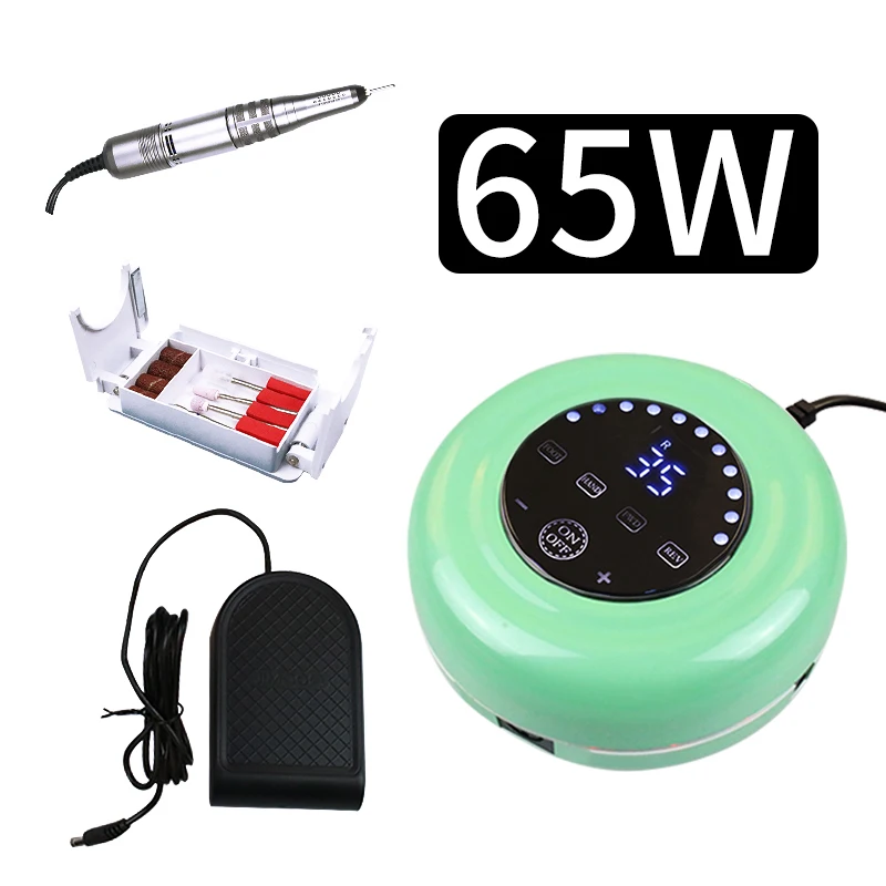65W 35000RPM Electric Nail Drill Machine Electric Manicure Machine for Manicure Drill Tools Kits With Milling Cutter Nail Tools
65W 35000RPM Electric Nail Drill Machine Electric Manicure Machine for Manicure Drill Tools Kits With Milling Cutter Nail Tools