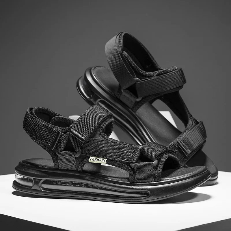 Korean Sandals Italian Fashion Outdoor Sandals Black Men Sandels For Men's Roman Casual Shoes Air Cushion Man Summer
Korean Sandals Italian Fashion Outdoor Sandals Black Men Sandels For Men's Roman Casual Shoes Air Cushion Man Summer