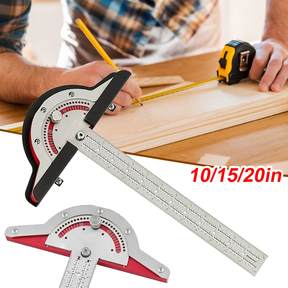 10/15/Inch Woodworkers Edge Rule Protractor Angle Protractor Two Arm Woodworking Ruler Measure Tool for Craftsman Machinist
10/15/Inch Woodworkers Edge Rule Protractor Angle Protractor Two Arm Woodworking Ruler Measure Tool for Craftsman Machinist
