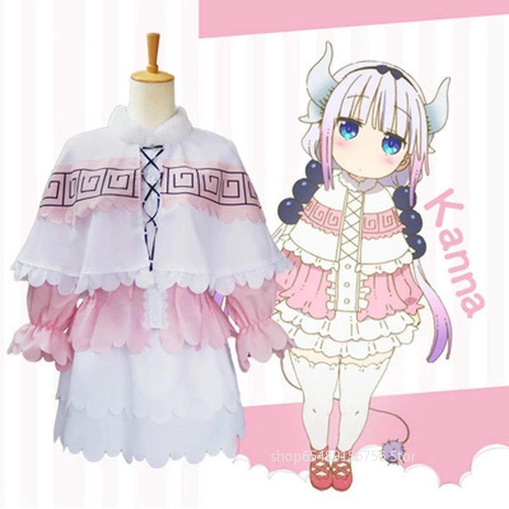 Женское платье для косплея Kanna Kamui, платье горничной дракона Кобаяси из аниме «Miss Kobayashi», карнавальное платье для вечеринки
Женское платье для косплея Kanna Kamui, платье горничной дракона Кобаяси из аниме «Miss Kobayashi», карнавальное платье для вечеринки