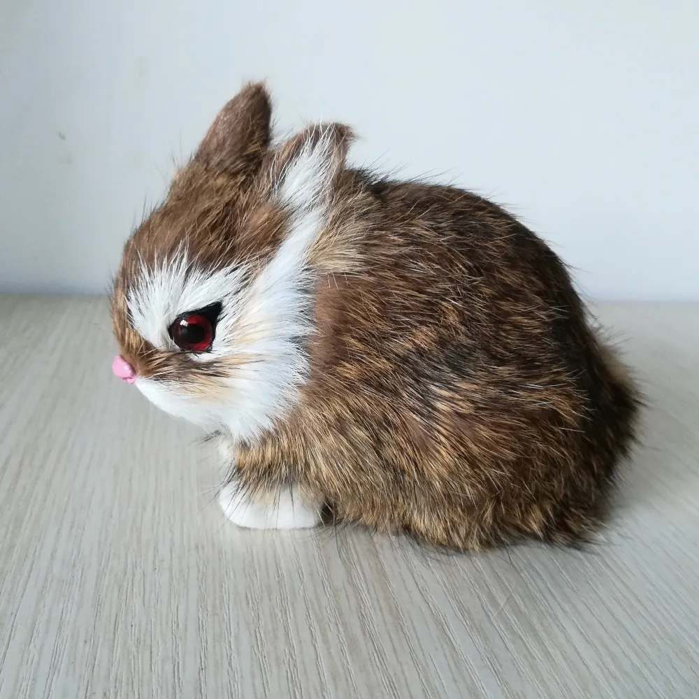 Имитация коричневого кролика, около 13x10 см, игрушка из полиэтилена и пуха, жесткая модель, украшение для дома, подарок b2896
Имитация коричневого кролика, около 13x10 см, игрушка из полиэтилена и пуха, жесткая модель, украшение для дома, подарок b2896