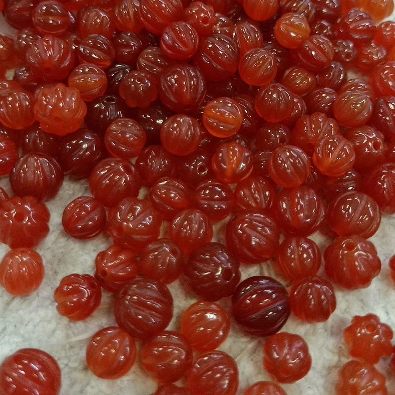 10pieces loose beads red agate carved pumpkin 8/10mm for DIY jewelry making FPPJ wholesale beads nature gem stone
10pieces loose beads red agate carved pumpkin 8/10mm for DIY jewelry making FPPJ wholesale beads nature gem stone