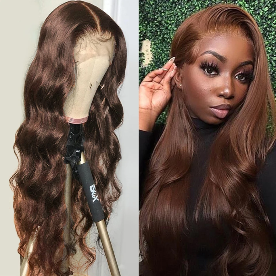 #6 Color Dark Brown 24 Inches Long Brazilian Human Hair Lace Frontal Wigs With Natural Hairline Glueless Wig For Black Women
#6 Color Dark Brown 24 Inches Long Brazilian Human Hair Lace Frontal Wigs With Natural Hairline Glueless Wig For Black Women
