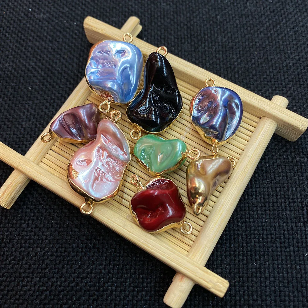 5pcs/bag Natural Conch Shell Pendant Color Electroplating Edging Creative Handmade Charm DIY Necklace Jewelry Accessories
5pcs/bag Natural Conch Shell Pendant Color Electroplating Edging Creative Handmade Charm DIY Necklace Jewelry Accessories