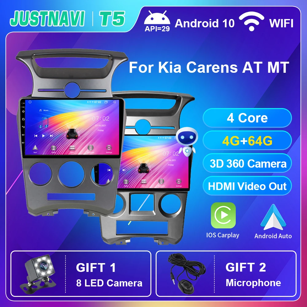 JUSTNAVI Newest Car Radio Android 10.0 Multimedia For Kia Carens AT MT 2007-2016 Carplay Auto DSP GPS Navigation 4G 64G No DVD
JUSTNAVI Newest Car Radio Android 10.0 Multimedia For Kia Carens AT MT 2007-2016 Carplay Auto DSP GPS Navigation 4G 64G No DVD