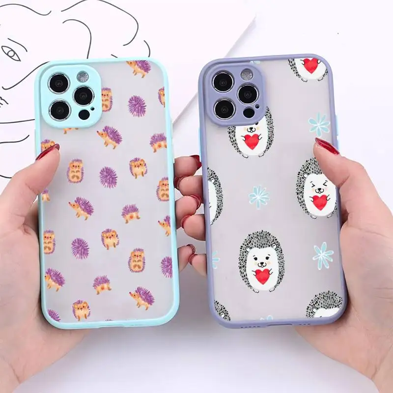 Kawaii Hedgehog Heart Matte Shockproof Phone Case For iPhone 12 11 Pro XS Max XR X 8 7 Plus Camera Protection Bumper cover
Kawaii Hedgehog Heart Matte Shockproof Phone Case For iPhone 12 11 Pro XS Max XR X 8 7 Plus Camera Protection Bumper cover