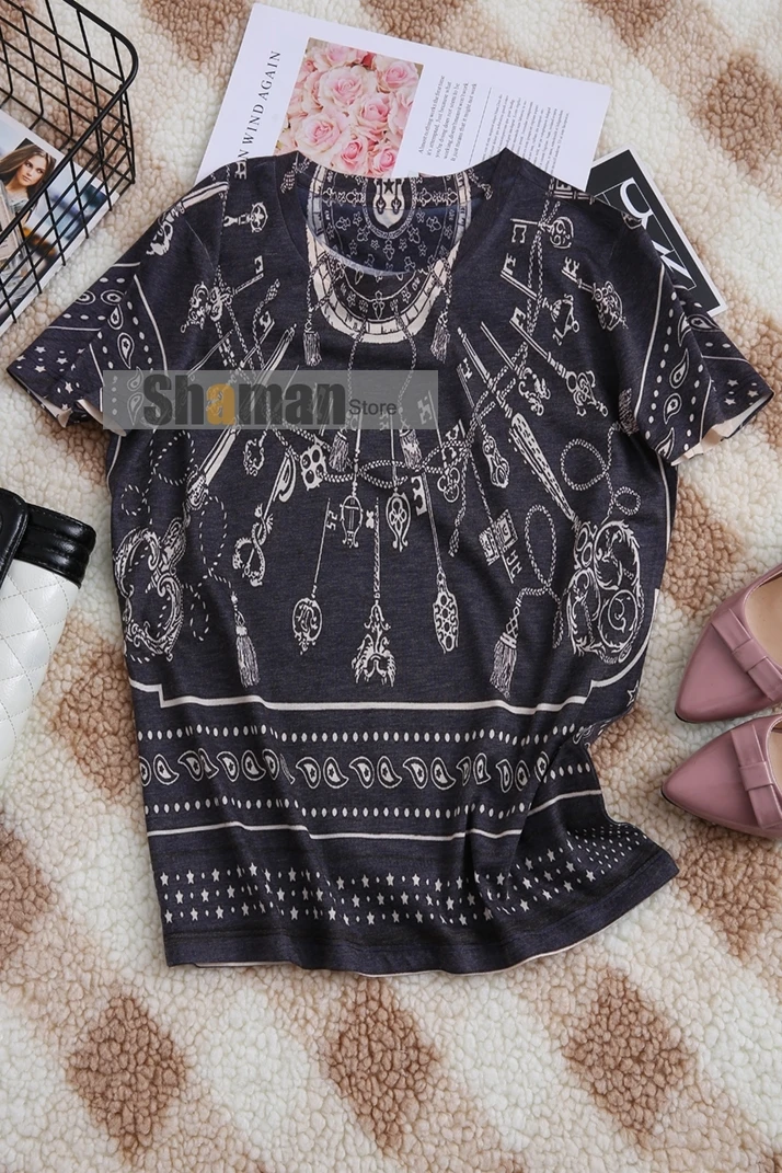 chic 2021 Summer Leisure Cotton T-shirt round Neck Printing Stylish shirts for Women Short-Sleeved Top graphic t shirts tee tops
chic 2021 Summer Leisure Cotton T-shirt round Neck Printing Stylish shirts for Women Short-Sleeved Top graphic t shirts tee tops