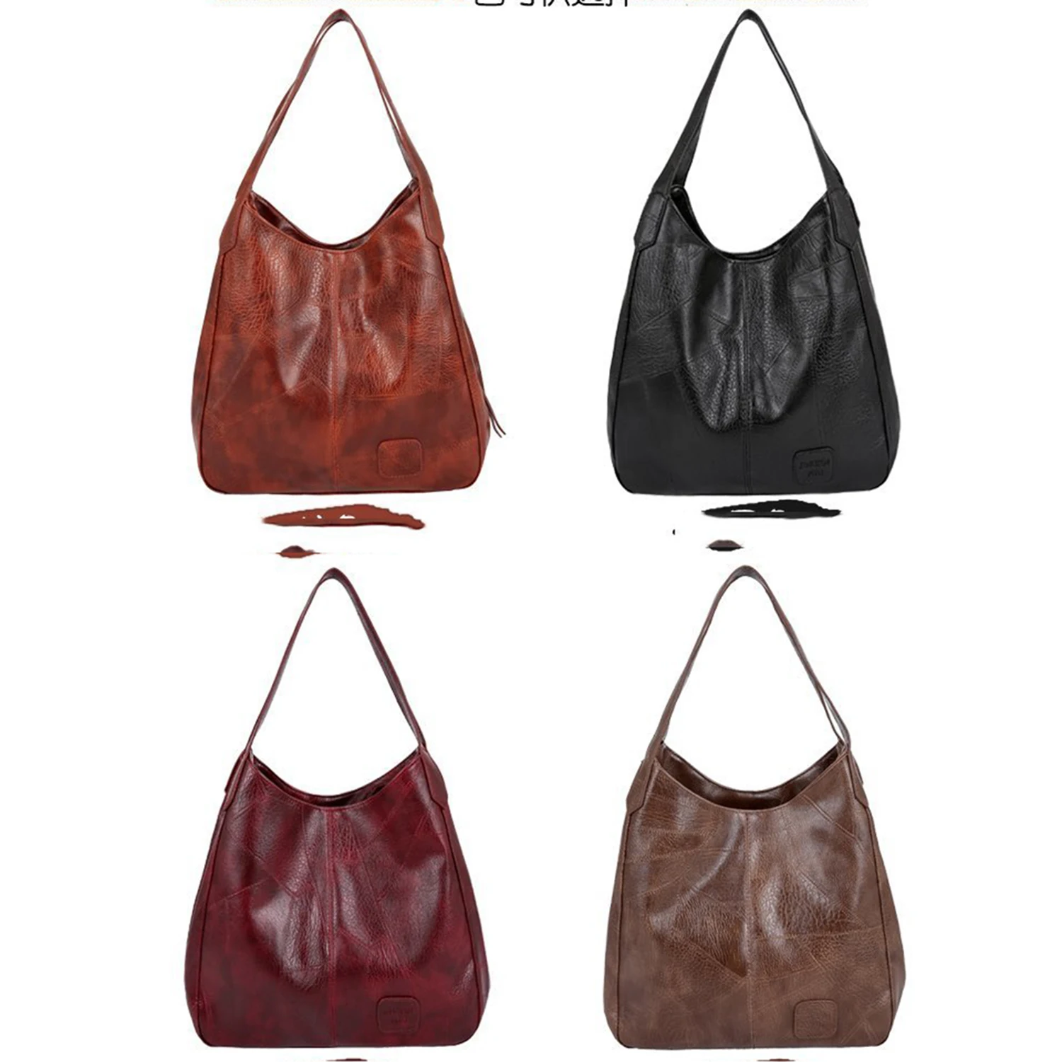 New Fashion Tote Women High Quality Leather PU Shoulder Bags For Women Solid Vintage Women's Handbag Female Handle Crossbody Bag
New Fashion Tote Women High Quality Leather PU Shoulder Bags For Women Solid Vintage Women's Handbag Female Handle Crossbody Bag