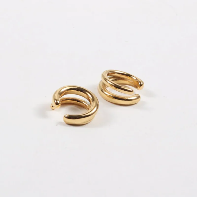 Vintage Earbone Designer Senior Sense No Pierced Ears Clip Earrings Stainless Steel For Women's Gift Geometric Jewelry 2021
Vintage Earbone Designer Senior Sense No Pierced Ears Clip Earrings Stainless Steel For Women's Gift Geometric Jewelry 2021