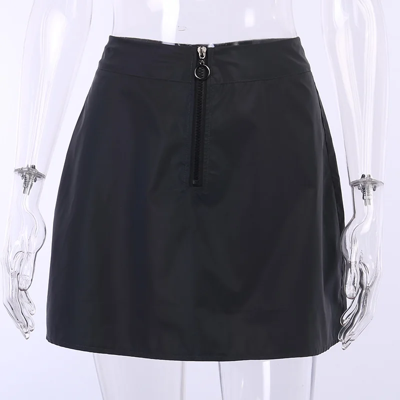 2020 Gothic Harajuku Reflective Mini Skirt Female A-line High Waist Mini Skirts Streetwear Punk Skirt Clubwear Party Girl Skirts 
2020 Gothic Harajuku Reflective Mini Skirt Female A-line High Waist Mini Skirts Streetwear Punk Skirt Clubwear Party Girl Skirts