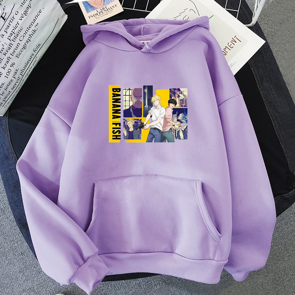 Banana Fish Anime Hoodie Women Oversized Sweatshirt Ash Lynx and Okumura Eiji Print Hight Street Streetwears Sexy Kawaii Clothes
Banana Fish Anime Hoodie Women Oversized Sweatshirt Ash Lynx and Okumura Eiji Print Hight Street Streetwears Sexy Kawaii Clothes