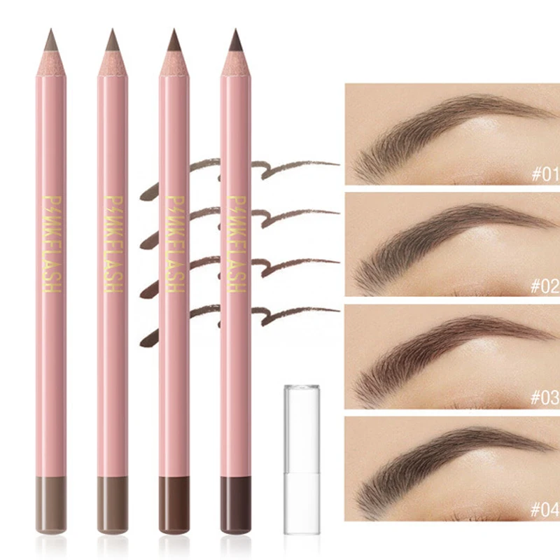 4 Color Natural Wood Eyebrow Pencil Waterproof and Sweat-proof Long Lasting Easy To Wear Black Brown Makeup Eyebrow Cosmetics
4 Color Natural Wood Eyebrow Pencil Waterproof and Sweat-proof Long Lasting Easy To Wear Black Brown Makeup Eyebrow Cosmetics
